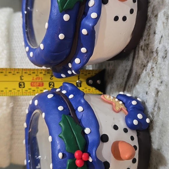 Snowman Decor with Candle Holders - Picture 8 of 10